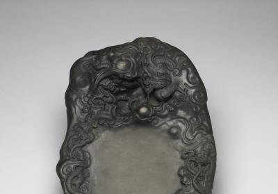 图片[2]-Duan inkstone with six dragons, Qing dynasty (1644-1911)-China Archive